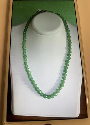 Намисто зелений авантюрин 45см