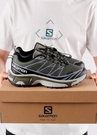 Мужские кроссовки salomon xt-6 khaki