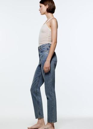 Zara джинсы мом фит, 409 фото