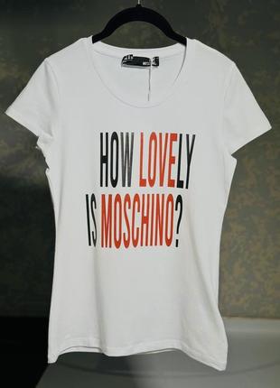 Женская футболка love moschino2 фото