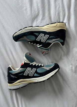 Кроссовки new balance 990v3 miusa teddy santis moonbeam женские