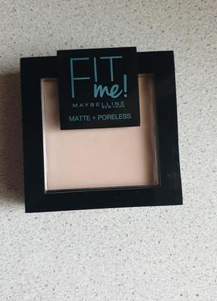 Maybelline fit me! powder компактна пудра2 фото