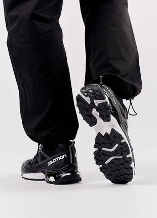 Мужские кроссовки salomon lab xt-6 black white5 фото