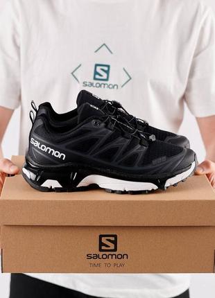 Мужские кроссовки salomon lab xt-6 black white1 фото