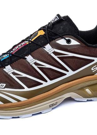 Salomon xt-6 grey brown