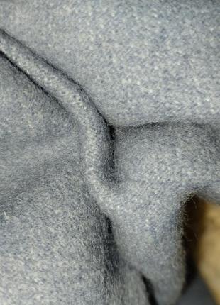 Radley шарф шерсть шерстяной теплый брендовый шерсть голубой принт4 фото