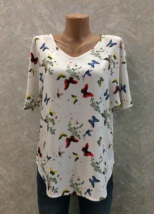 Блуза в бабочки vero moda