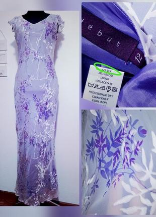 100% шовк віскоза фірмове вінтажне плаття з розкішної органзи -якість!!10 фото