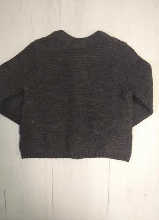 Вязаный свитер кардиган кофта4 фото