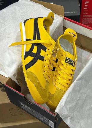 Кроссовки asics onitsuka tiger yellow желтые тренд 2024