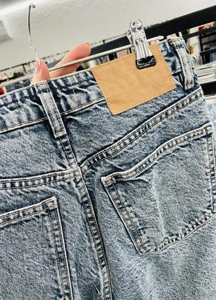 Классирующие трендовые момы из плотного денима бренд zara размер 36/4 цена 550 грн5 фото