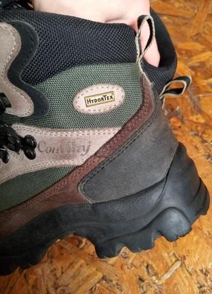 Шкіряні замшеві черевики ботінки на мембрамі не промокні conway hydortex gore-tex5 фото