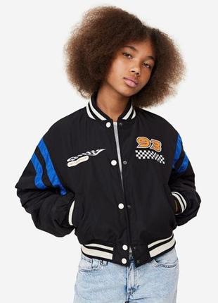 Бомбер для девочки ветровка h&amp;m сша