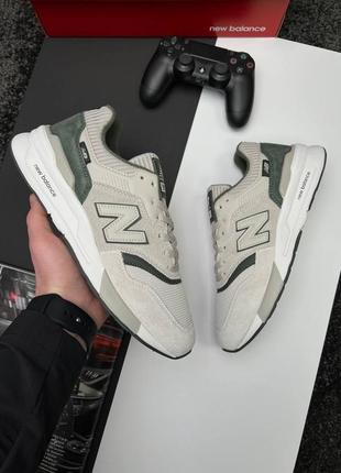 Мужские кроссовки new balance 997h beige white khaki