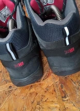 Кожаные замшевые ботинки ботинки на мембрами не промокаемые karrimor mount 3 wethertite gore-tex6 фото