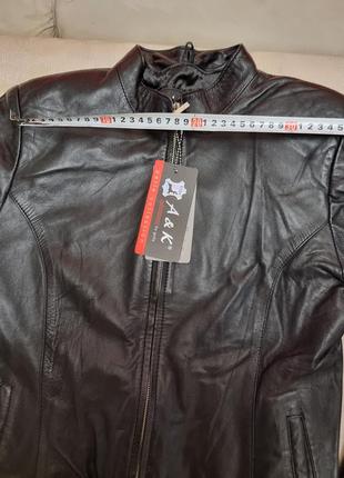 Кожаный пиджак р.м3 фото