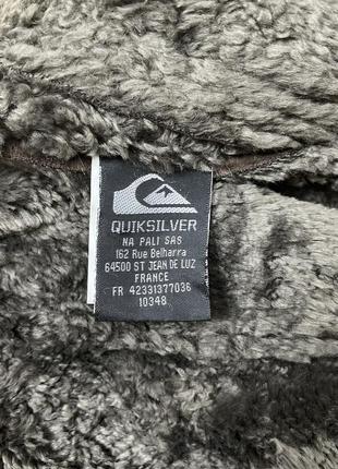 Замшевая куртка бомбер шерпа коричневая quicksilver premium series10 фото