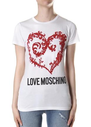 Шикарна футболка love moschino 38 s-m оригінал