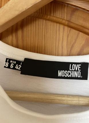 Шикарная футболка love moschino 38 s-m оригинал6 фото
