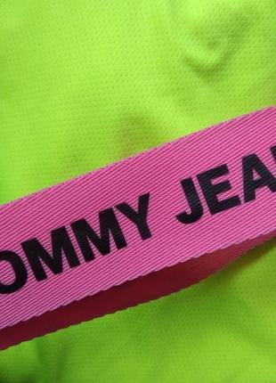 Ремінь tommy jeans рожевий лого9 фото