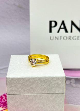 Срібна каблучка перстень кільце колечко кольцо срібло пандора pandora silver s925 ale з біркою сплав з позолотою5 фото