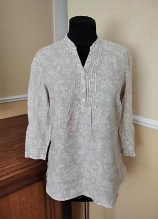 Льняная блузка рубашка.