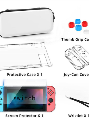 Защитный кейс - чехол для игровой консоли nintendо switch oled