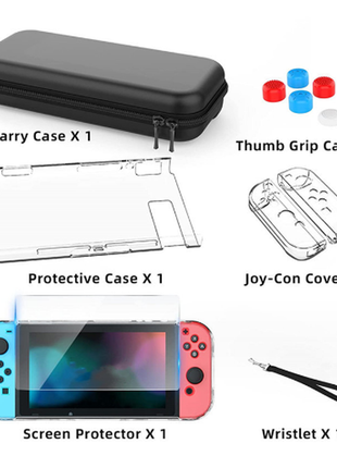 Защитный кейс - чехол для игровой консоли nintendо switch oled
