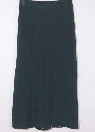 Длинная лёгкая юбка с серебристым напылением2 фото