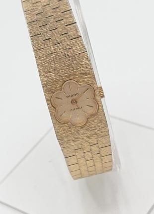 Вінтажний механічний жіночий швейцарський годиник браслет imado 17 jewels2 фото
