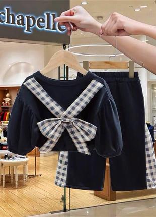 Стильний костюм для дівчинки палаццо штани