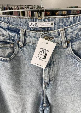 Мом джинс бренд zara размер 34/2 цена 500 грн7 фото