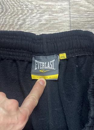 Everlast штаны 2xl 54 размер 56 флисовые на манжете чёрные оригинал3 фото