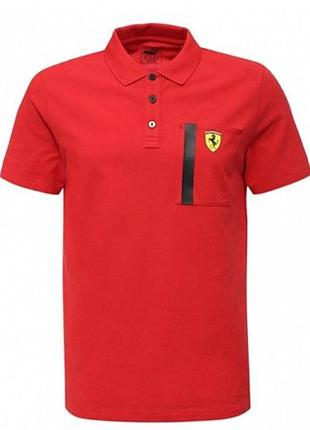 Поло for ferrari, оригинал,красная и черная