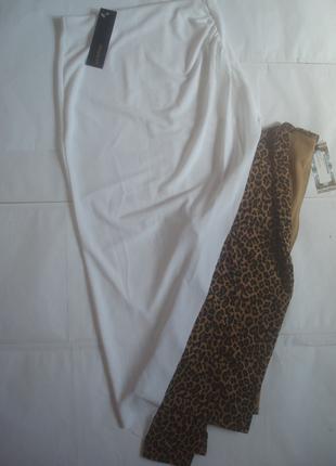 Очень красивая /необычная юбка с асимметрией белого цвета /новая/lustre/скидки!!!9 фото