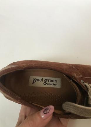 Фирменные кожаные кеды paul green 37 оригинал