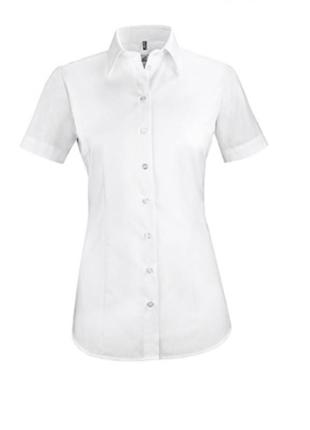 Базовая белая блузка-рубашка размер s edition1 фото