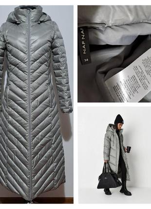 Фирменный натуральный длинный пуховик одеяло