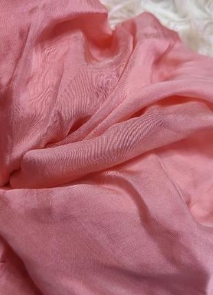 Італія шовкова блуза сорочка топ шовк персикова италия шелк шелковая блузка оригинал4 фото