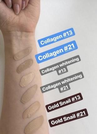 Тональний з колагеном enough collagen оригінал4 фото