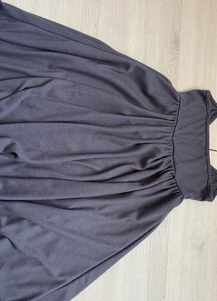 Актуальное платье мини, в рубчик, базовое платье, стильное, модное6 фото