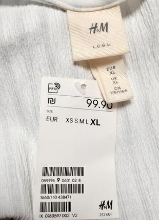 Стильная трендовая блузочка большого размера xl от бренда h&amp;m4 фото