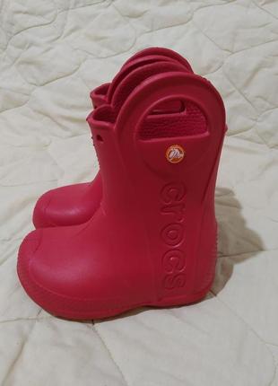 Чоботи гумові crocs c8, р. 24-25
