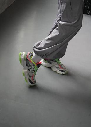 Жіночі кросівки new balance 9060 glow grey green✨
