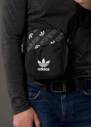 Сумка через плече adidas мессенджер барсетка бананка1 фото