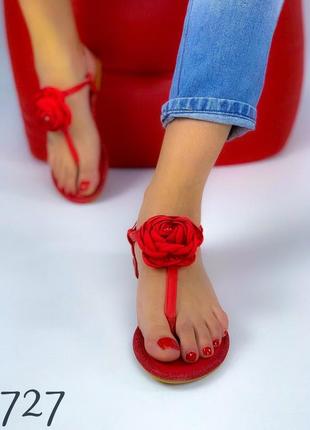 Босоножки "red roses  "6 фото