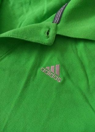 Котонова футболка поло adidas2 фото