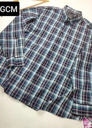 Сорочка чоловіча в клітинку від бренду gcm нідерланди 4хл