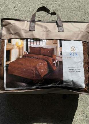 4 сезона страйп сатин 210×230 постельное белье с одеялом2 фото