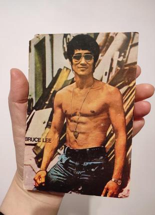 Открытка в рамке bruce lee. jawahar fine arts 70 s  vintage2 фото